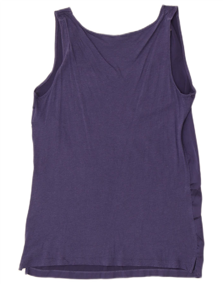 Vestă Benetton pentru femei UK 12 Poliester violet mediu
