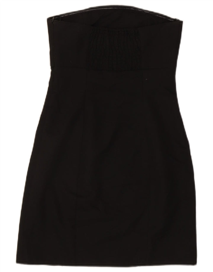Rochie fără bretele pentru femei Zara UK 4 XS Poliester negru