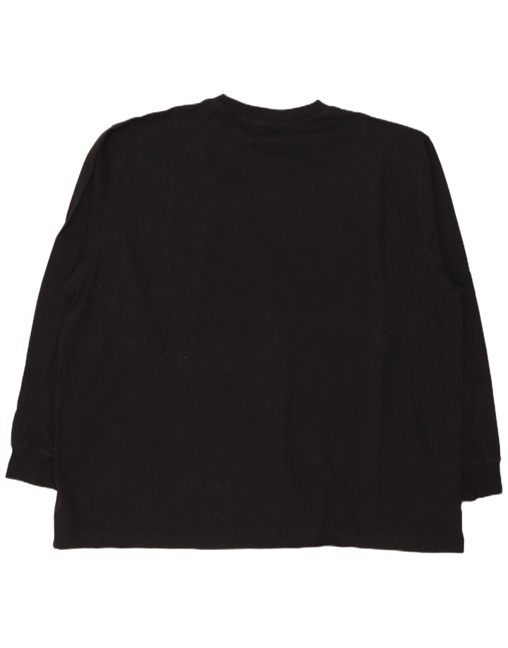 Dickies Top pentru bărbați cu mânecă lungă 2XL, bumbac negru