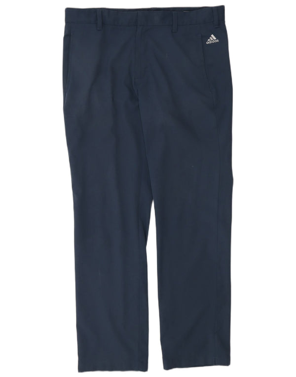 Pantaloni chino pentru bărbați Adidas Regular Fit W34 L32 Bleumarin Poliester Sport