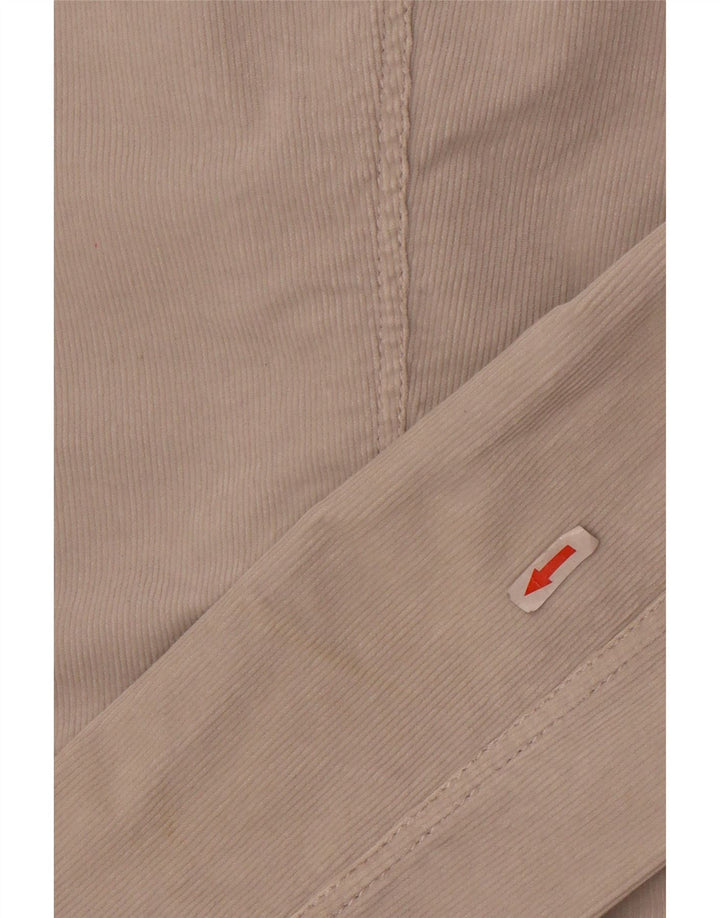 Jachetă Blazer din velur cu 3 nasturi Armani Jeans UK 12 Gri mediu