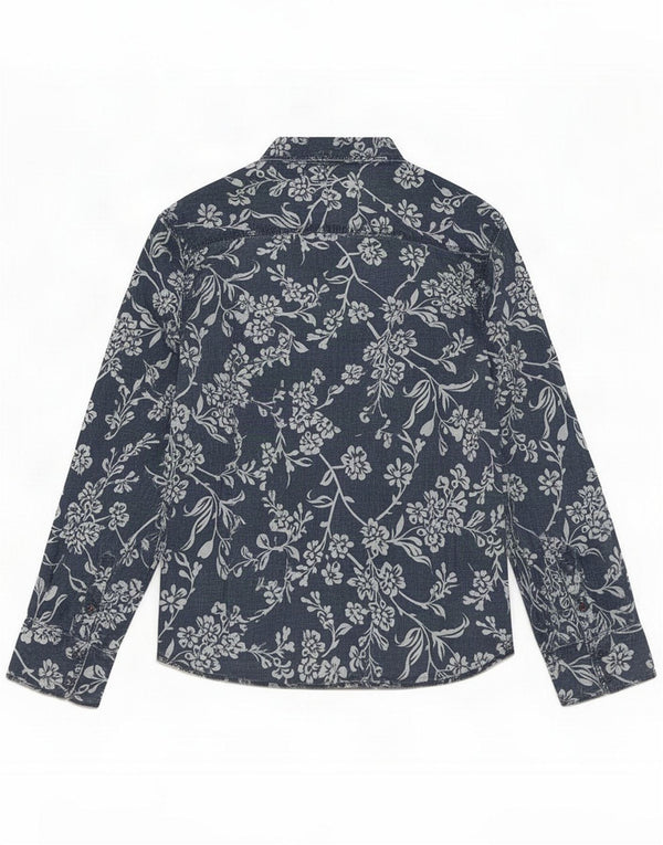 Jack & Jones Cămașă pentru bărbați Medium Blue Floral Linen