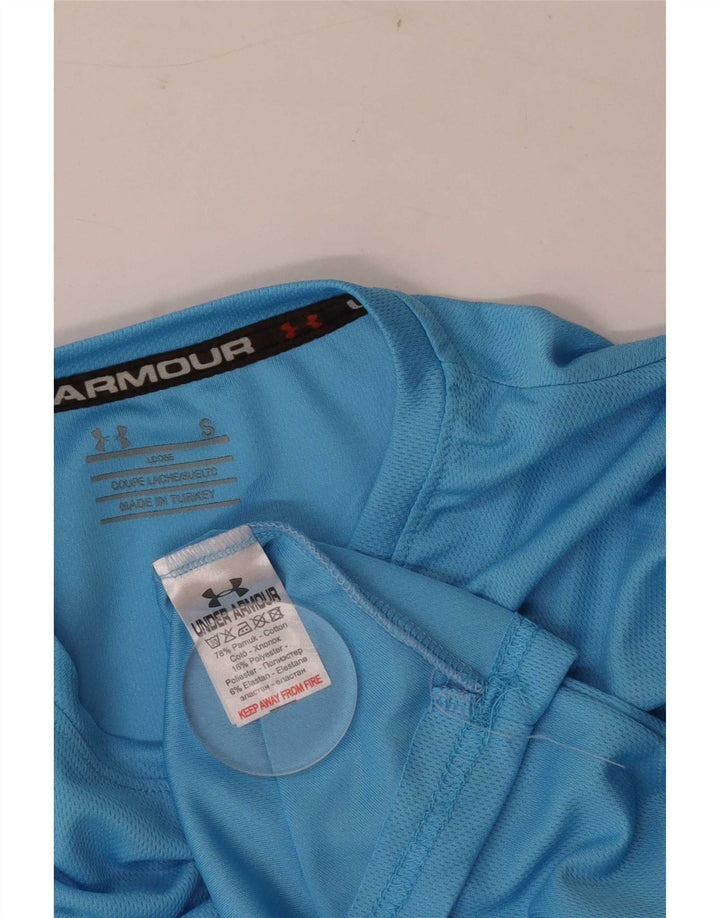 Tricou Under Armour pentru bărbați Top mic, albastru, bumbac
