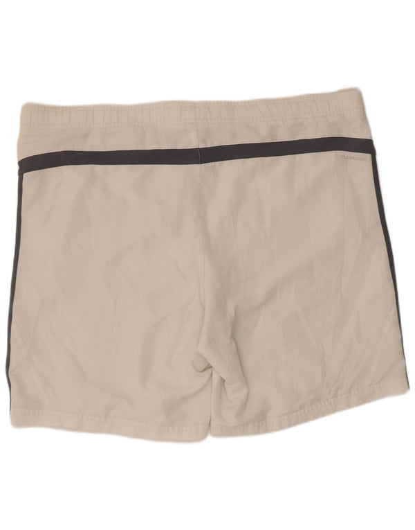 Pantaloni scurți sport pentru bărbați Adidas Climacool 2XL, poliester alb