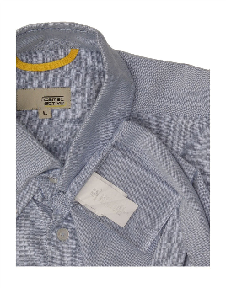 CAMEL ACTIVE Mens Shirt Large Blue Cotton Vintage Camel Active and Second-Hand Camel Active from Messina Hembry 