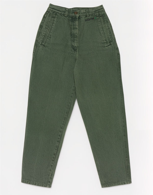 Blugi conici pentru femei cu talie înaltă Iceberg IT 42 Medium W24 L27 Verde