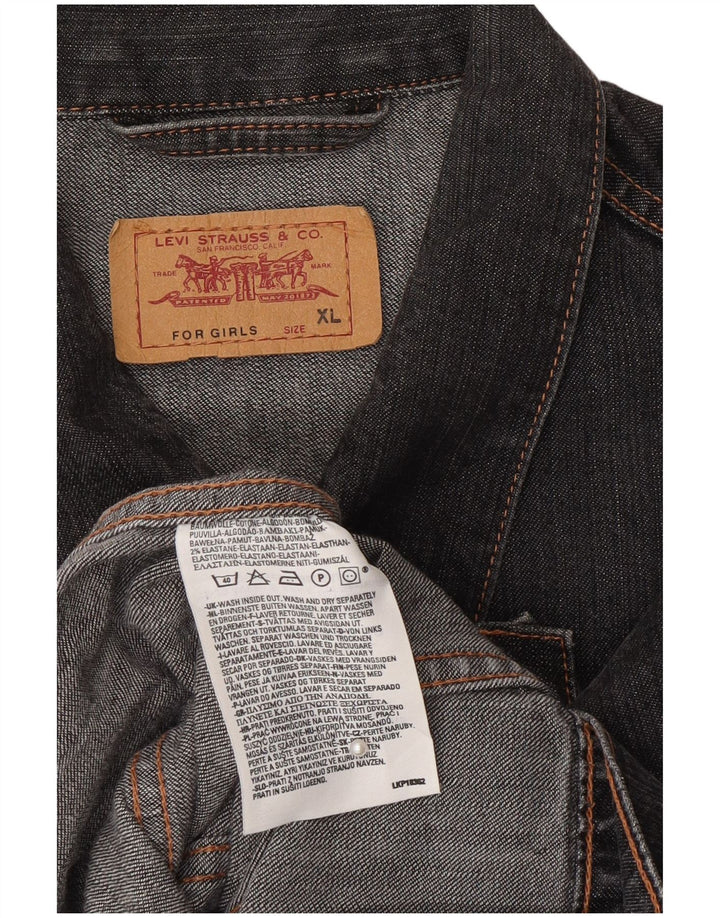 Geaca Levi's Fete Denim 15-16 Ani XL Bumbac Gri