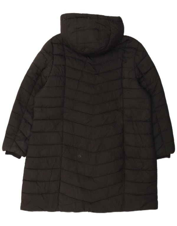 M&Co Jachetă căptușită cu glugă pentru femei UK 22 3XL Black
