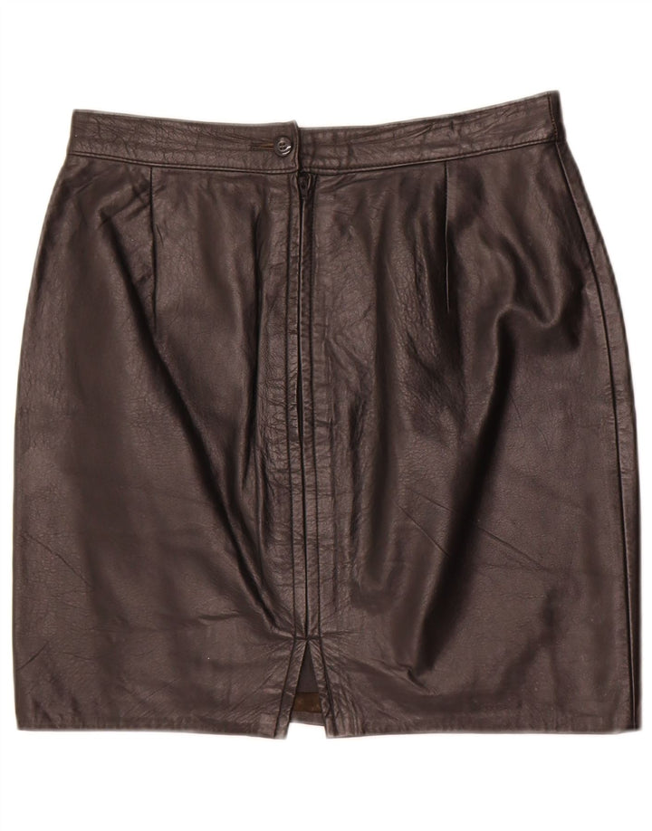 Fusta din piele vintage pentru femei W30 Medium Black