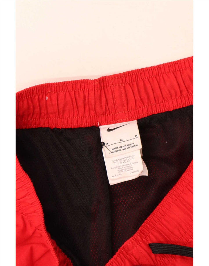 Pantaloni scurți de înot grafic Nike pentru bărbați, poliester roșu mediu
