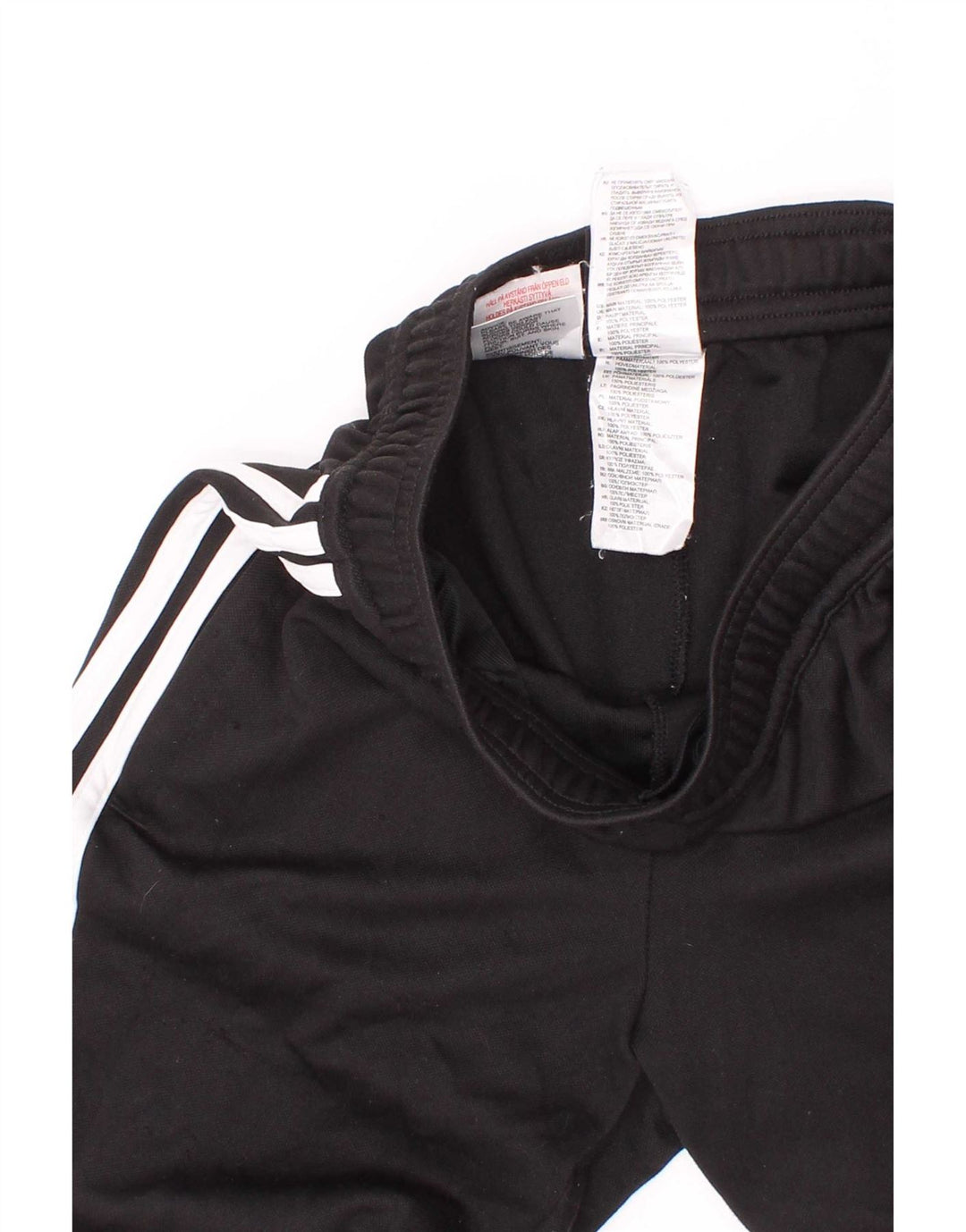 Pantaloni de trening Adidas Climalite pentru baieti 11-12 ani poliester negru