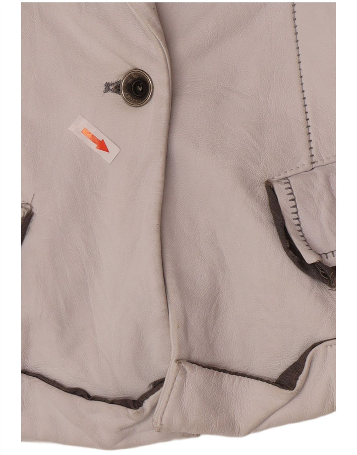 Sacou Victory pentru femei cu 1 nasture IT 44 Medium Off White Clasic