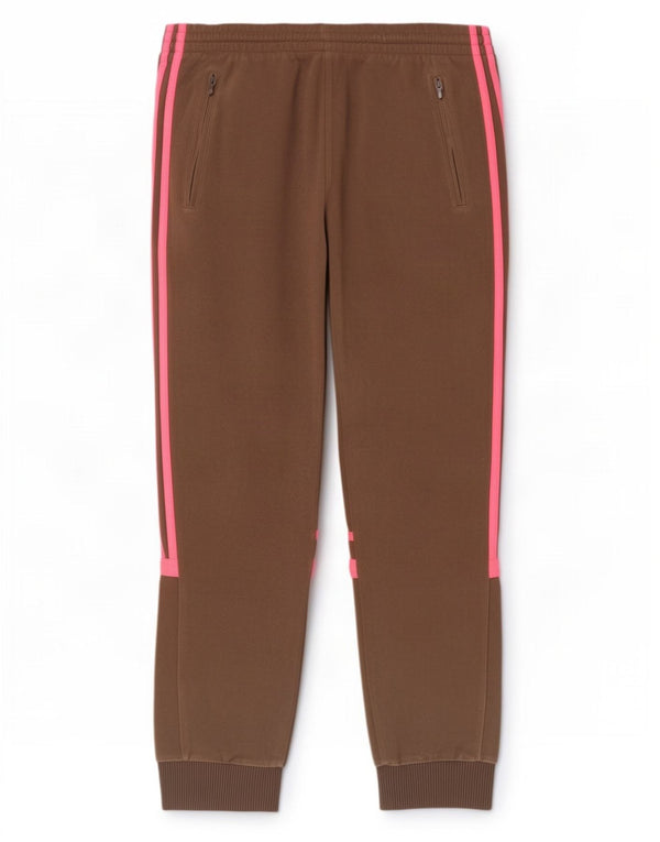 Pantaloni de trening pentru femei Adidas Pantaloni de jogging UK 10 Maro Mici Colorblock