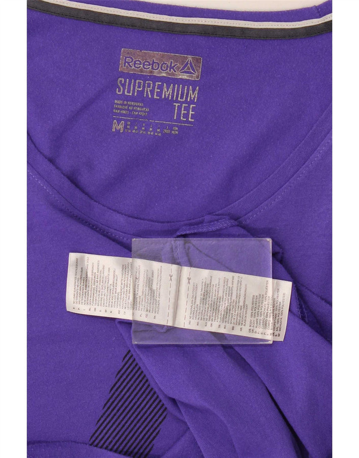 Tricou pentru femei Reebok Top UK 12 Poliester violet mediu