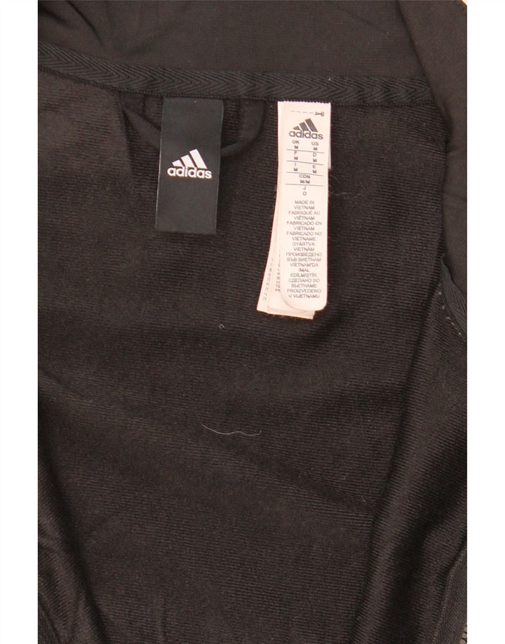 Jachetă de trening pentru bărbați ADIDAS, poliester mediu negru