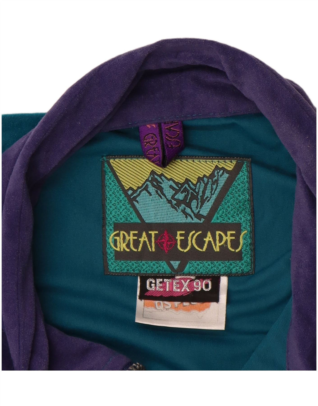 Jachetă de trening pentru bărbați Great Escapes, verde mediu, color block