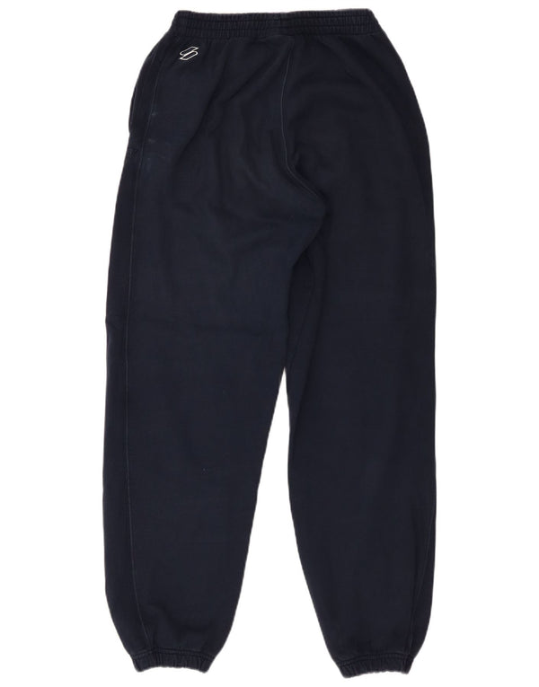 Pantaloni de trening Superdry pentru femei, cu croiala largi, pantaloni de jogging UK 10 mici, bleumarin