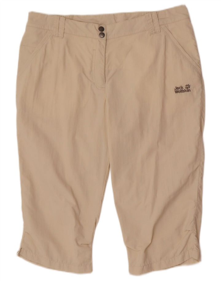 Jack Wolfskin Pantaloni scurti chino pentru femei UK 12 Medium W32 Bej Poliamidă