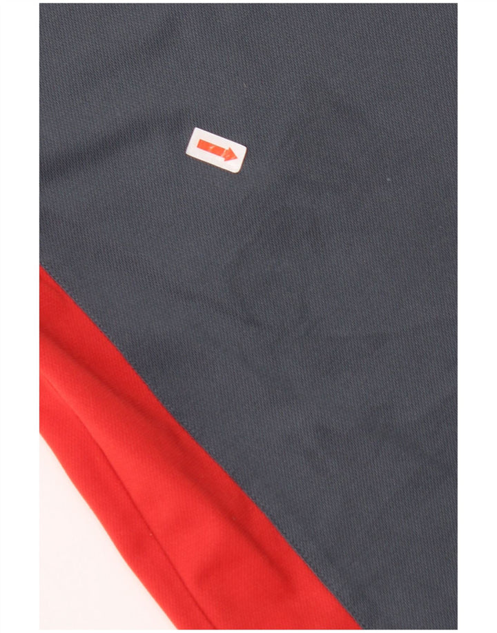 Tricou pentru bărbați ADIDAS Top mic, gri, poliester color bloc