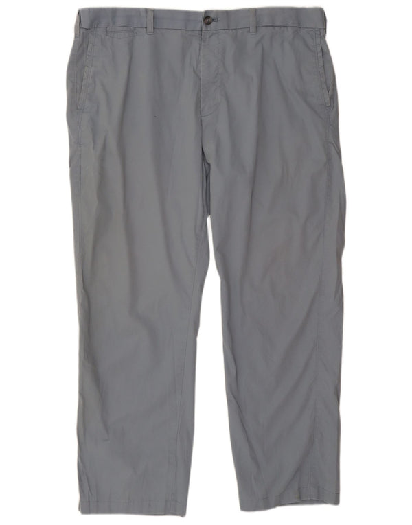 Marks & Spencer Pantaloni chino drepți Blue Harbour pentru bărbați W42 L29 gri