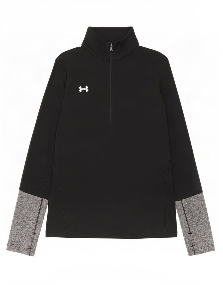 Top de trening Under Armour pentru femei Pullover UK 6 XS Black Colorblock