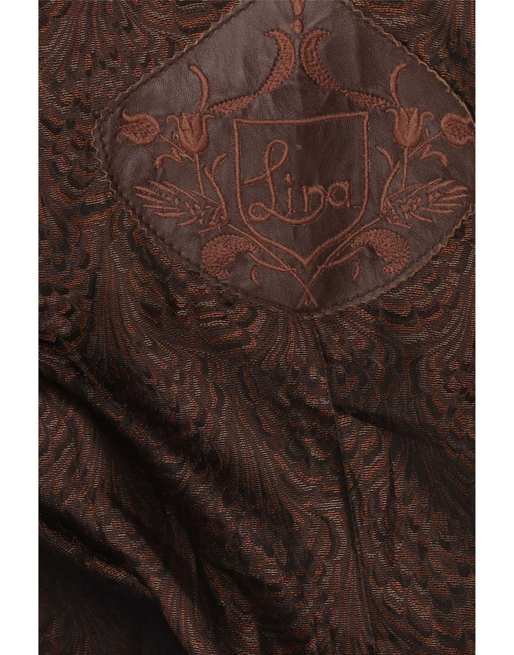 Pardesiu vintage pentru femei UK 18 XL maro