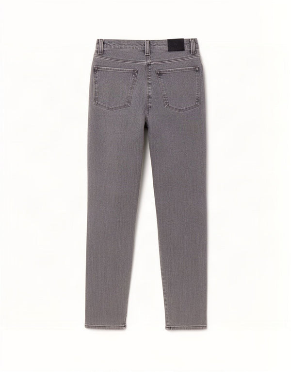 Massimo Dutti Womens Tapered Jeans EU 34 2XS W24 L30 Grey Cotton