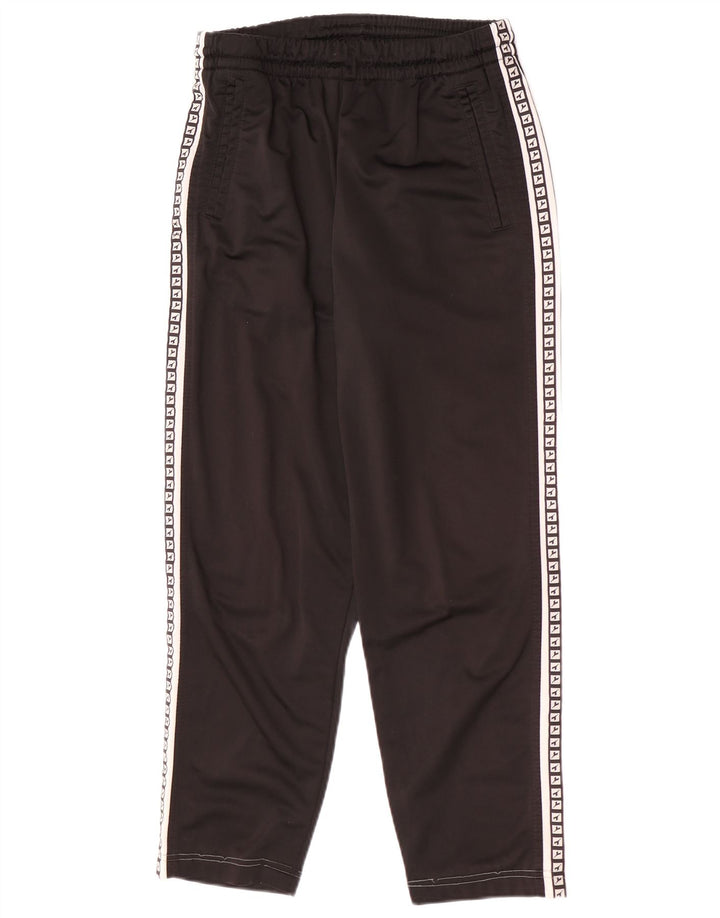 Pantaloni de trening grafic Diadora pentru bărbați UK 36 Poliester negru mic