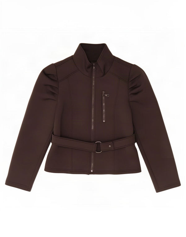 Bomber pentru femei Zara UK 18 XL Poliester negru