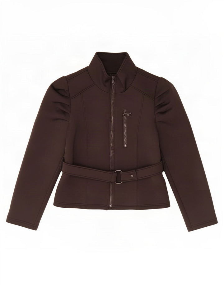 Bomber pentru femei Zara UK 18 XL Poliester negru