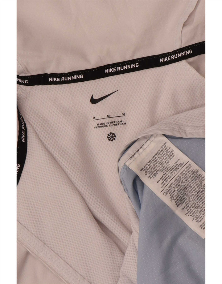 Jachetă de top pentru trening cu glugă Nike pentru bărbați, albastru mediu, poliester bloc de culoare