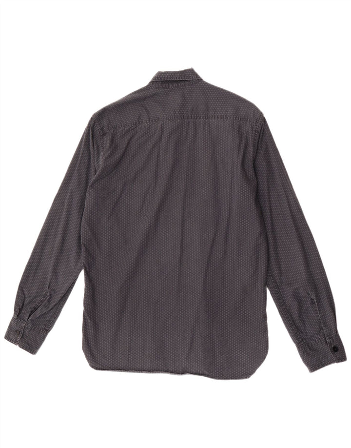 Cămașă Levi's pentru bărbați, bumbac cu pete, albastru marin mediu