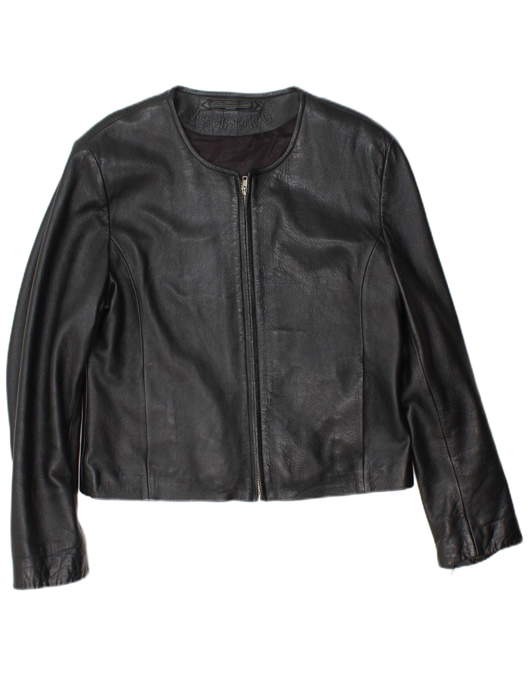 Jachetă de piele pentru femei RABERG EU 42, mare, neagră