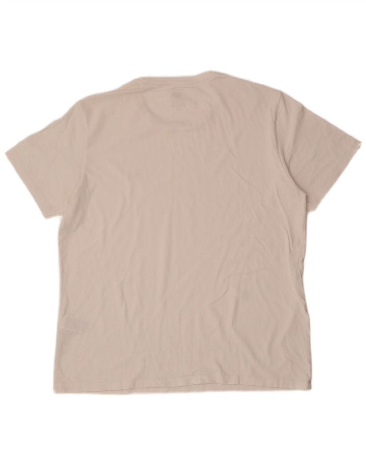 Tricou standard pentru bărbați Levi's Top mare din bumbac alb