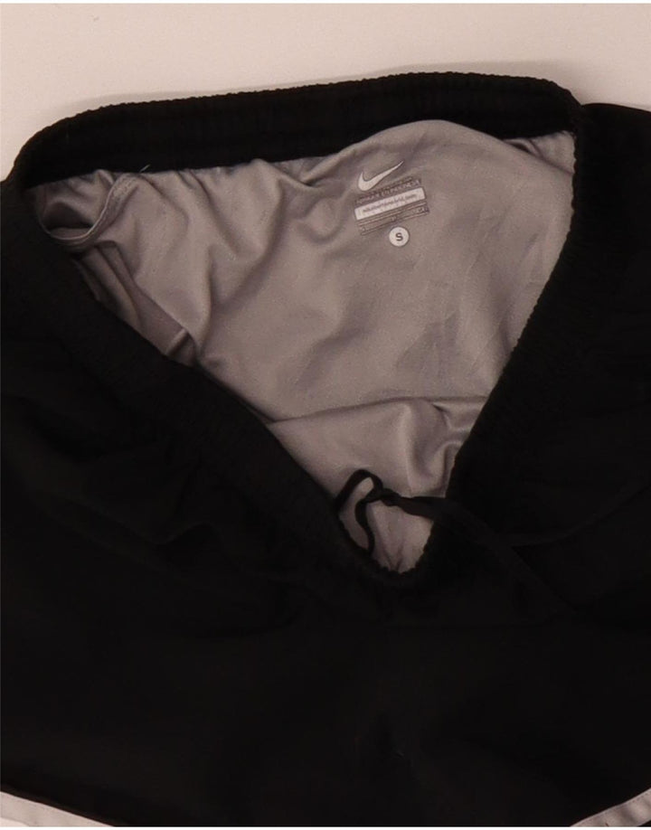 Pantaloni scurti sport Nike pentru femei UK 8 Small Negru Poliester