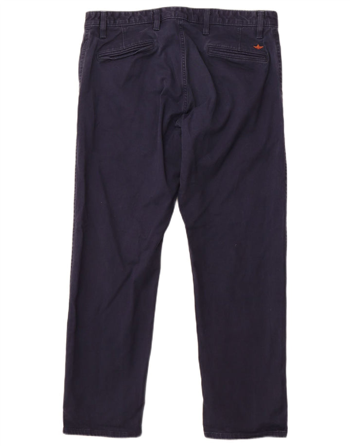 Pantaloni Chino Drepți Dockers Bărbați L36 L30 Bumbac bleumarin