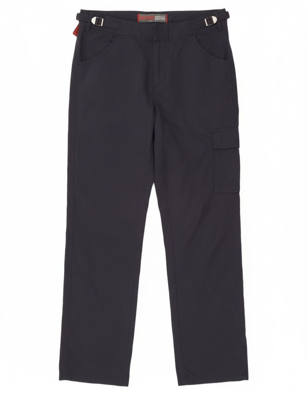 Pantaloni cargo drepti pentru femei Slam IT 44 Medium W32 L35 Bumbac bleumarin