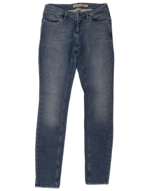 Blugi skinny pentru femei Calvin Klein W28 L32 Bumbac albastru