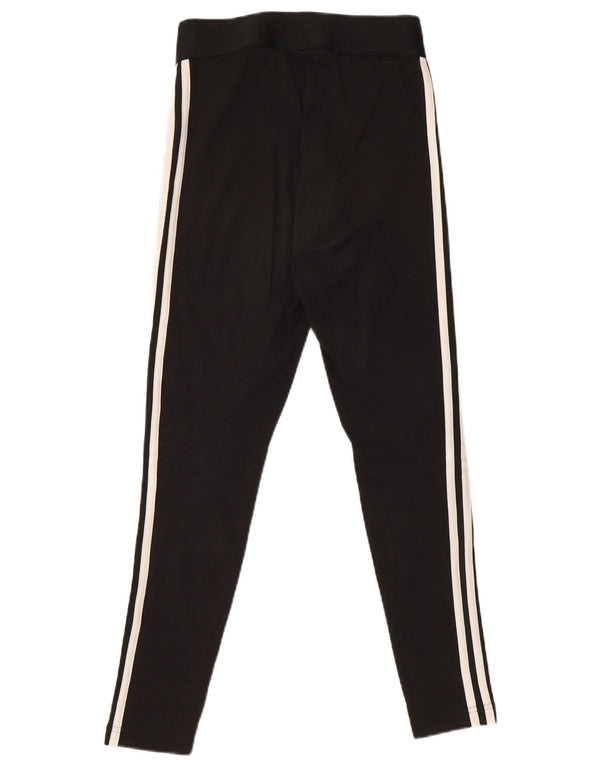 Leggings pentru femei Adidas UK 8/10, bumbac negru mic