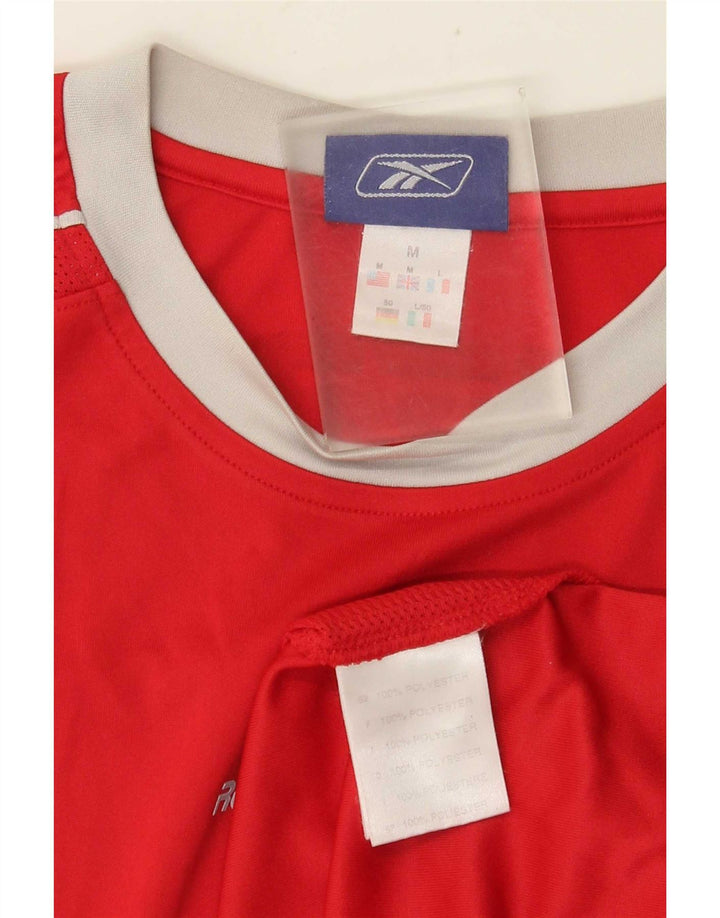 Vestă Reebok pentru bărbați, poliester mediu roșu