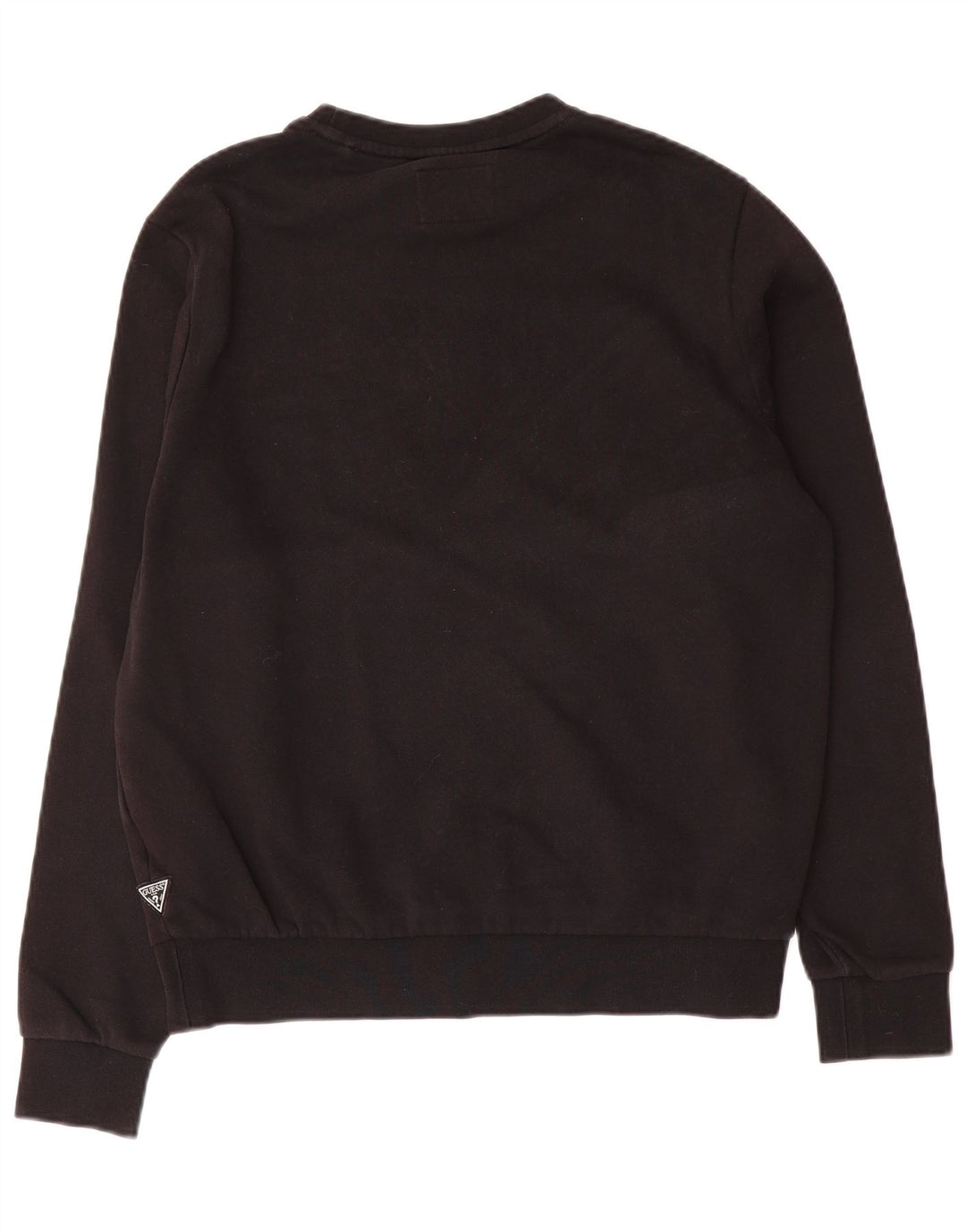 Guess Pulover grafic pentru bărbați UK 34 Bumbac negru mic