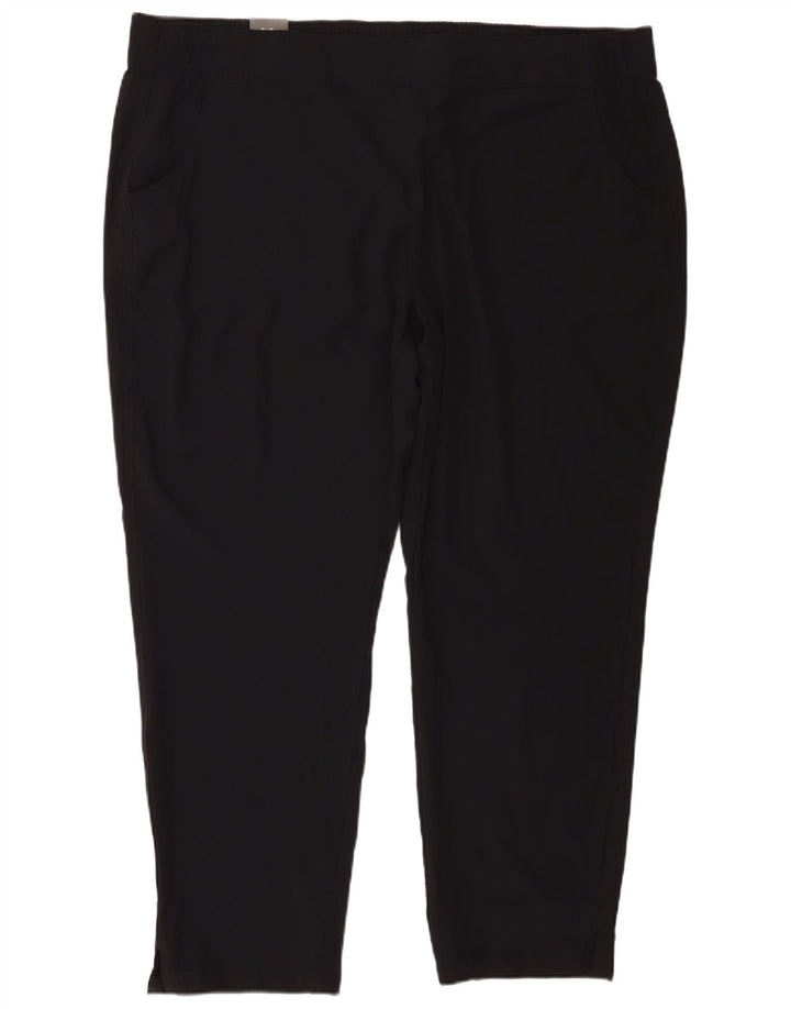 Pantaloni tăiați pentru femei Eddie Bauer 2XL W42 L28 Poliester negru