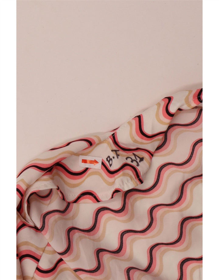 MARKS & SPENCER Bluză fără mâneci pentru femei UK 24 4XL Pink Chevron