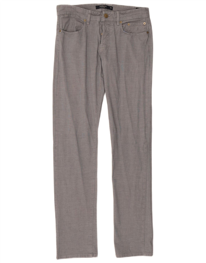 SIVIGLIA Pantaloni Drepți Damă Casual L33 L33 Bumbac Cu Carcă Albastru