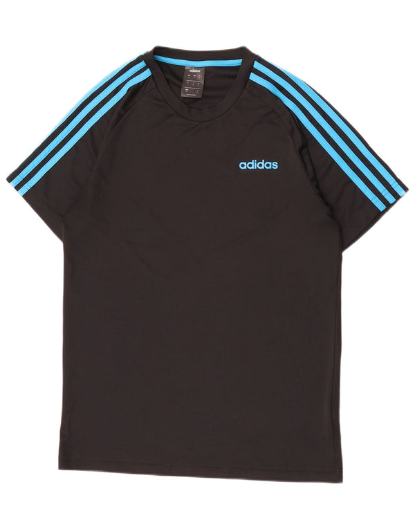 Tricou Adidas Climalite pentru bărbați Top mic poliester negru