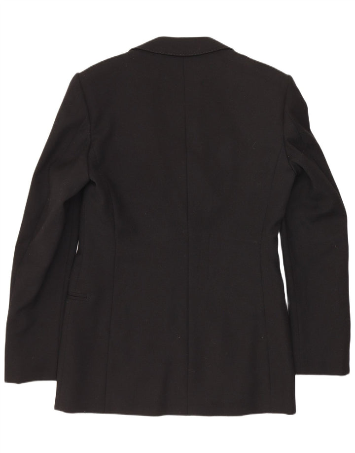 Jachetă vintage pentru bărbați cu 1 buton, UK 36, negru, clasică