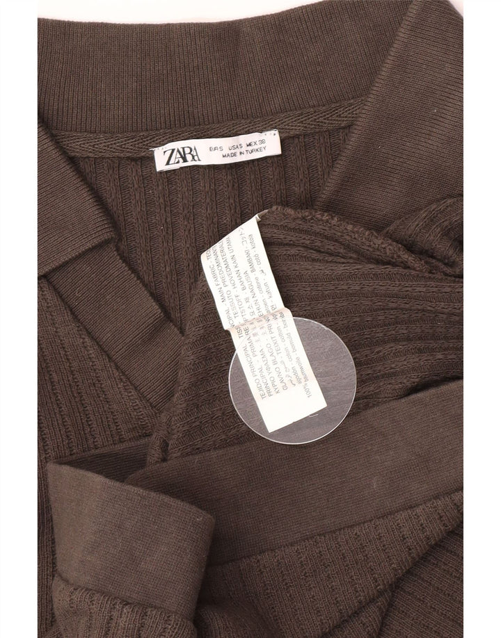Cămașă polo pentru bărbați Zara Mic Maro Bumbac