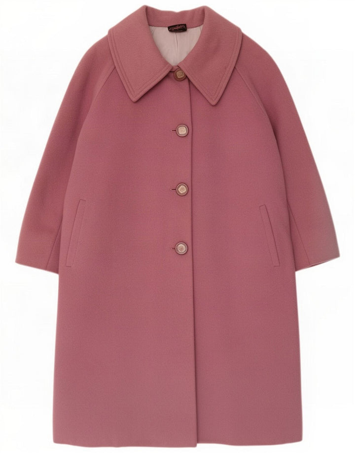 Lancetti Womens Overcoat UK 18 XL Pink