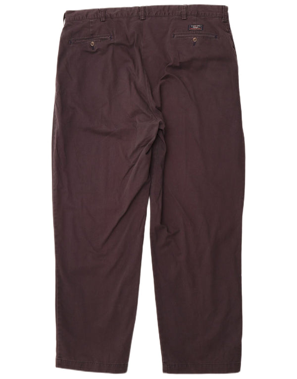 POLO RALPH LAUREN Mens Pegged Chino Trousers W42 L32 Navy Blue Cotton