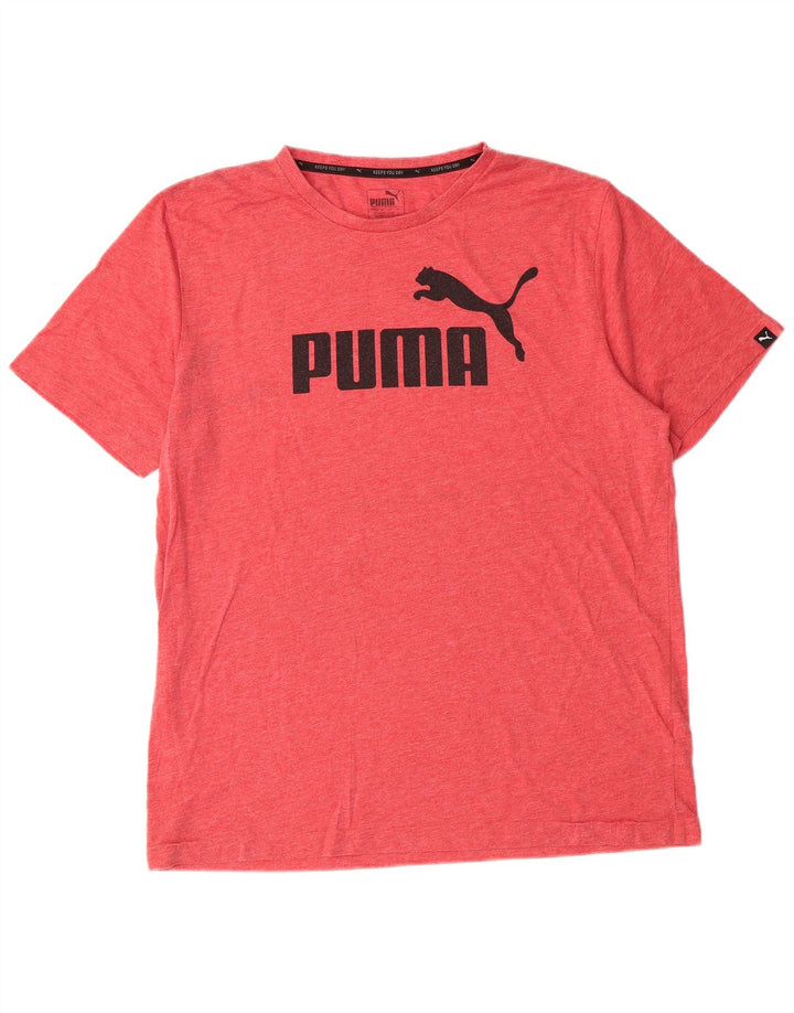 Tricou grafic Puma pentru bărbați Top Large Pink